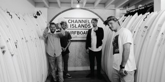 Kai Neville, Dane Reynolds, Yadin Nichol and Dillon Perillo at Channel Islands Surfbaoards in Santa barbara for the Dear Suburbia Premiere What Youth