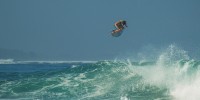 Dane Reynolds surfing in indonesia on the set of cluster