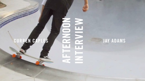 Currn Caples and Jay Adams at Arto Saari's house pool skating afternoon interview what youth