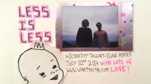 Less is Less radio show starring blake myers creed mctaggart what youth