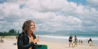 Ozzie Wright, Surfing, Byron Bay